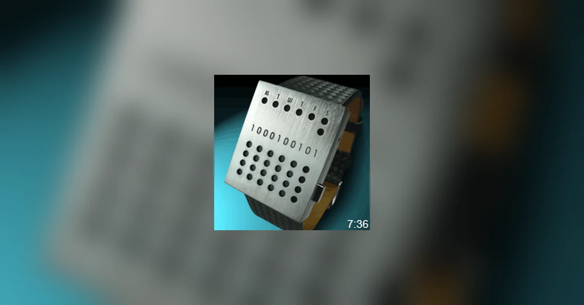 Binäärikello 1000100101