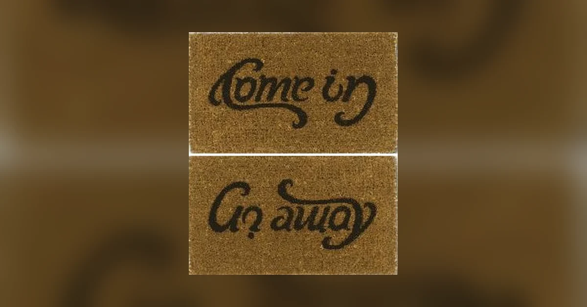 Tervetuloa/tervemenoa -matto