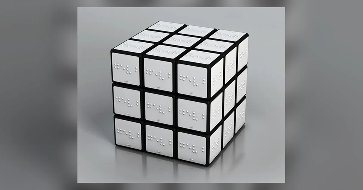 Vihdoinkin sokeille sopiva Rubikin kuutio!