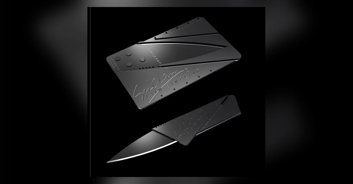 CardSharp on puukko luottokortin kuorissa