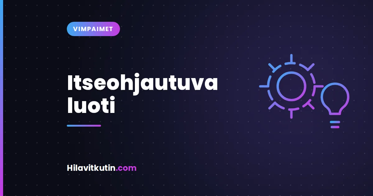 Itseohjautuva luoti