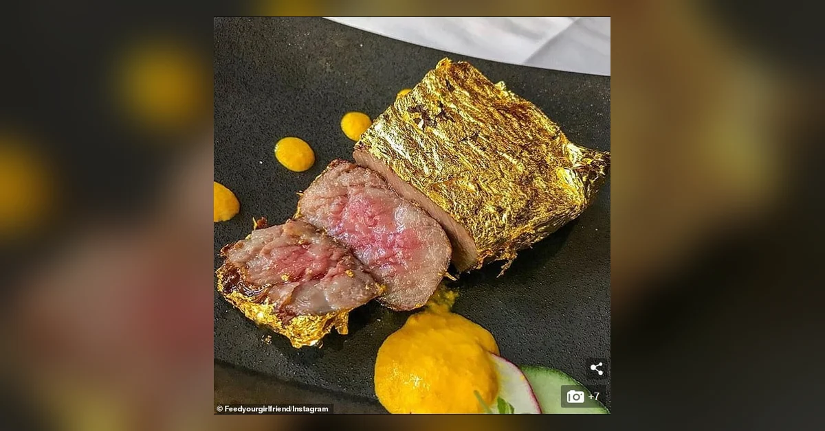 The Gold Experience – 24 karaatin kullalla kuorrutettu pihvi, New York 212 Steakhouse