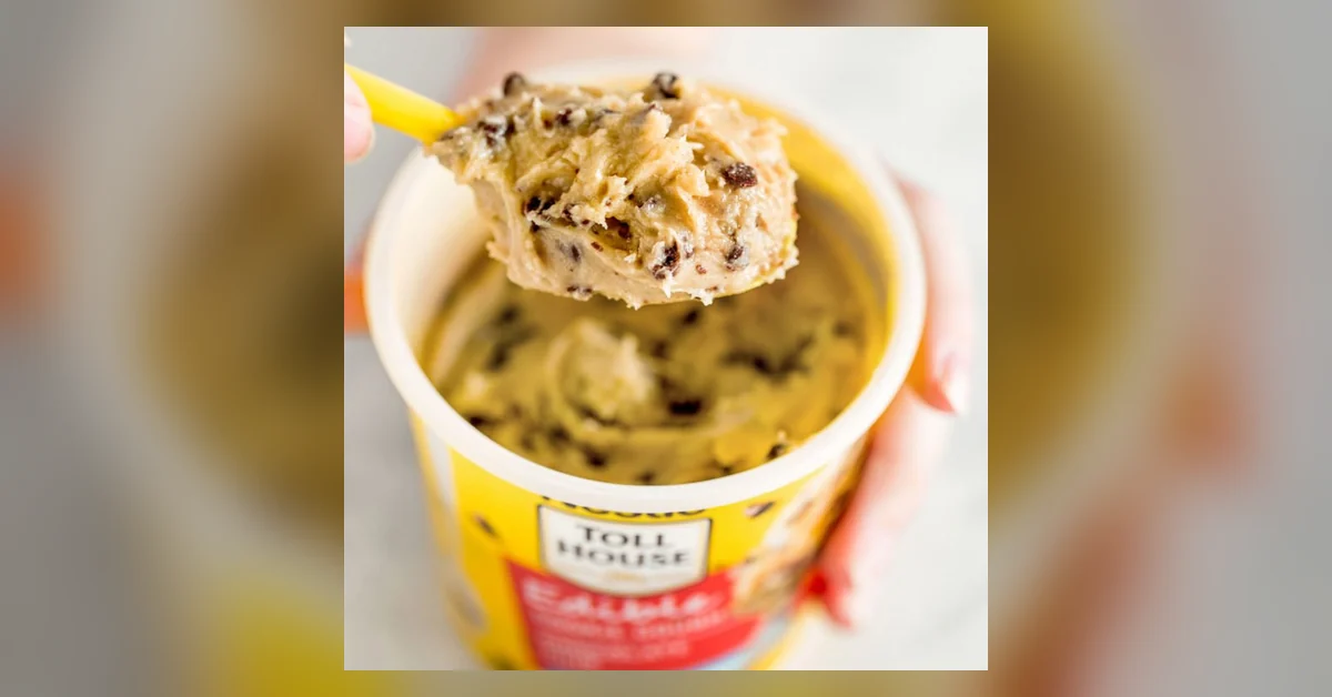 NESTLÉ® TOLL HOUSE® Chocolate Chip Edible Cookie Dough – cookiemassaa suoraan purkista :-DDD