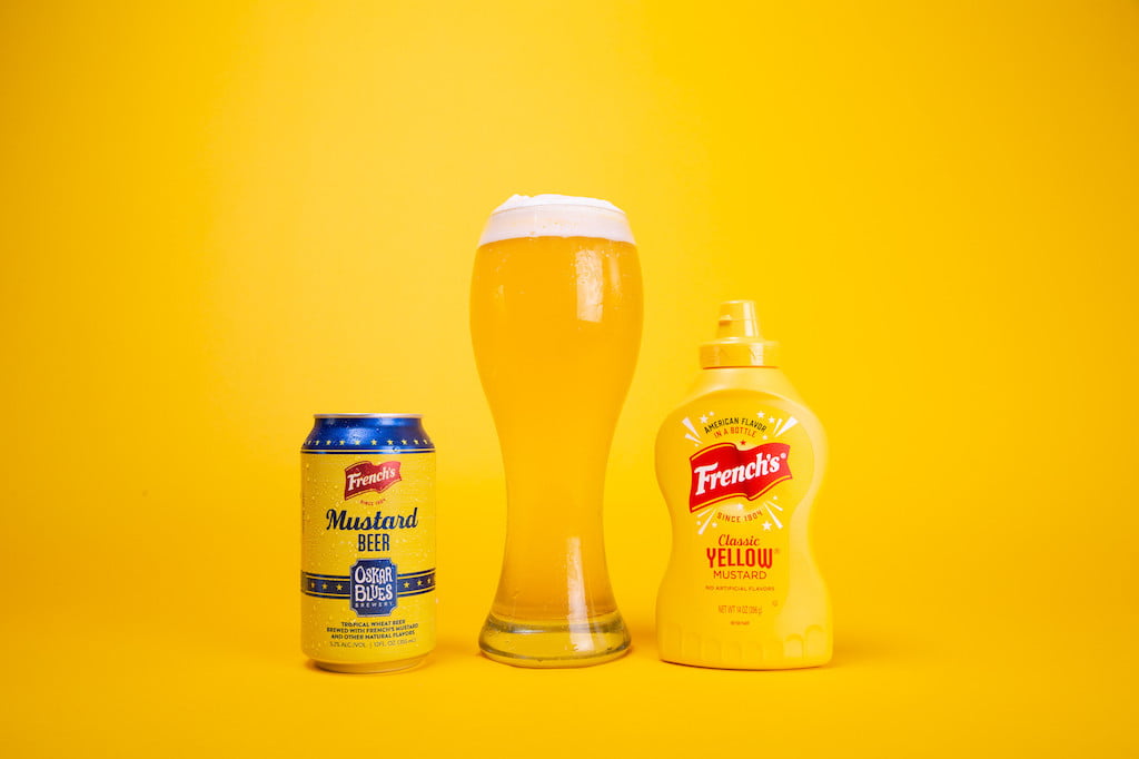 French’s Partners With Oskar Blues Brewery to Make a Yellow Mustard Beer Celebrating National Mustard Day