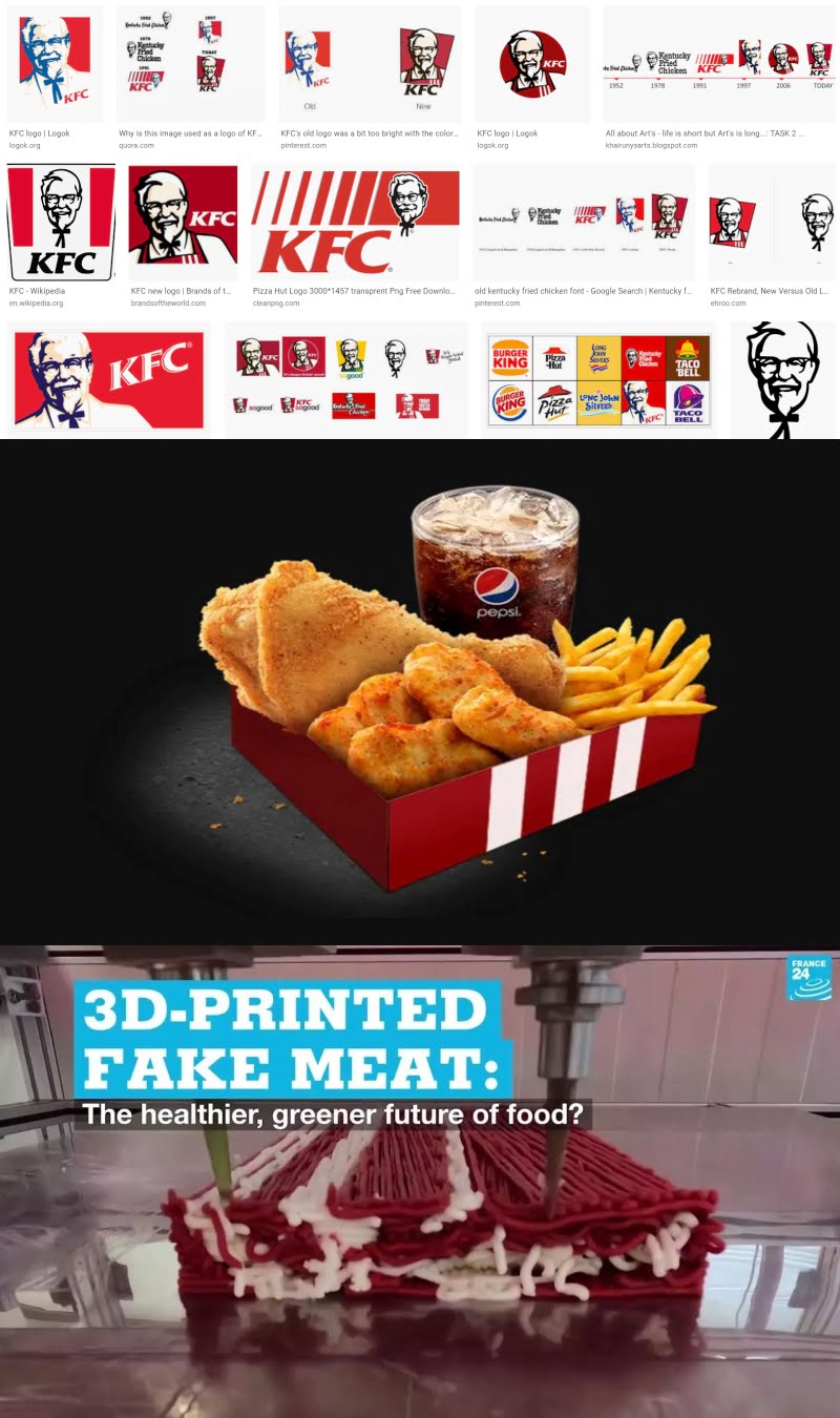 KFC 3d-tulostettua lihaa??