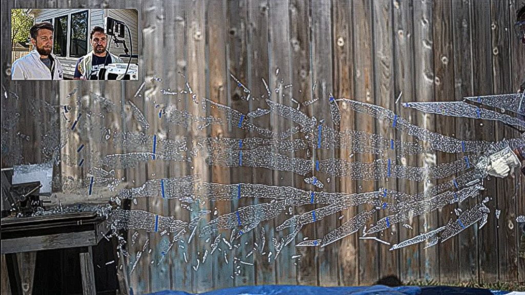 Lasi räjähtää joka suuntaan