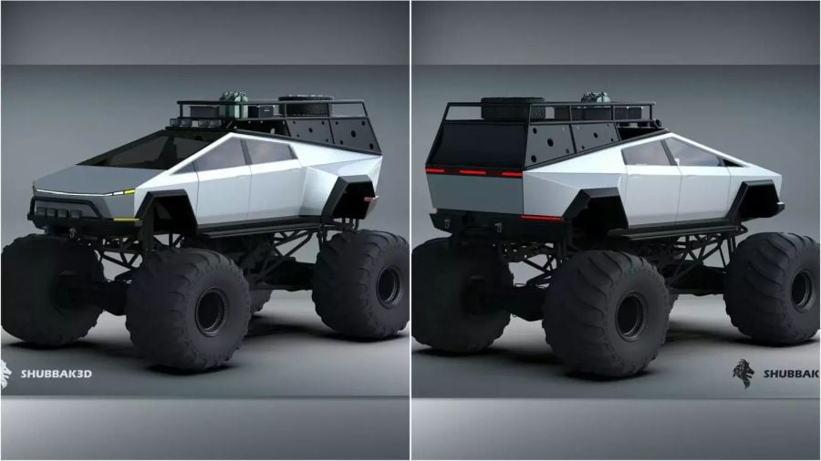 Tesla Monster Cybertruck konsepti On Tyrm v nn k inen Menopeli Tesla Monster Cybertruck konsepti On Tyrm v nn k inen Menopeli