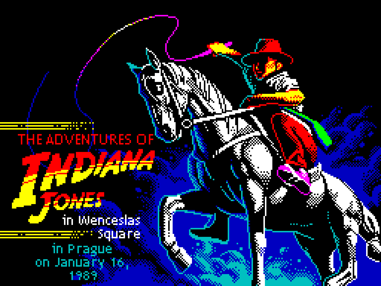 You can now play the unauthorized Indiana Jones video game created by Czechoslovak protestors in the 80s