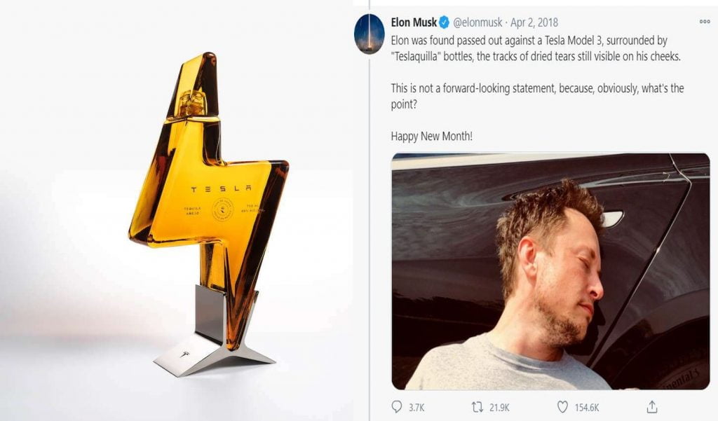 Tesla Tequila ja Elon Musk