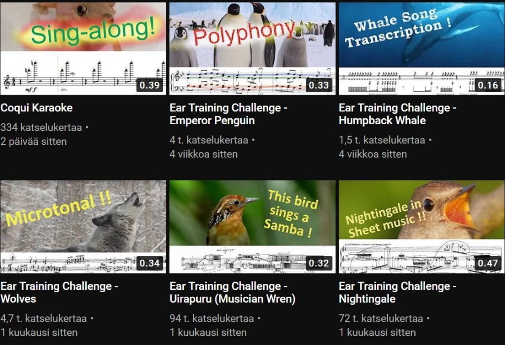 Alexander Liebermann - eläinten ääniä nuoteiksi