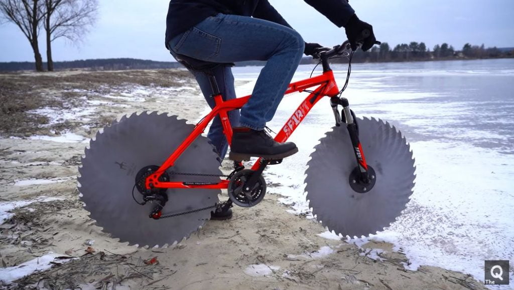 Kilpapyörä sirkkelirenkailla