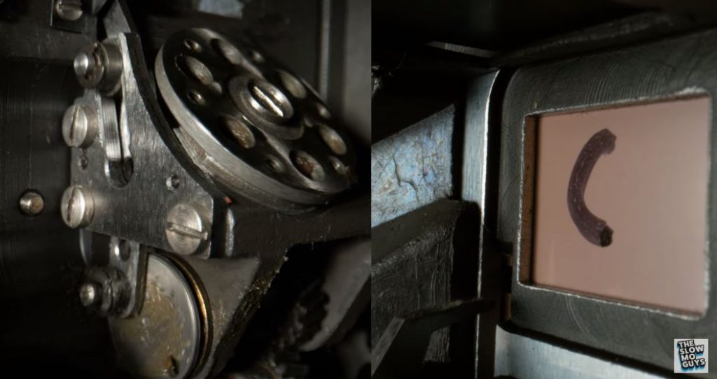 Koneiston toimintaa lähietäisyydeltä kuvattuna