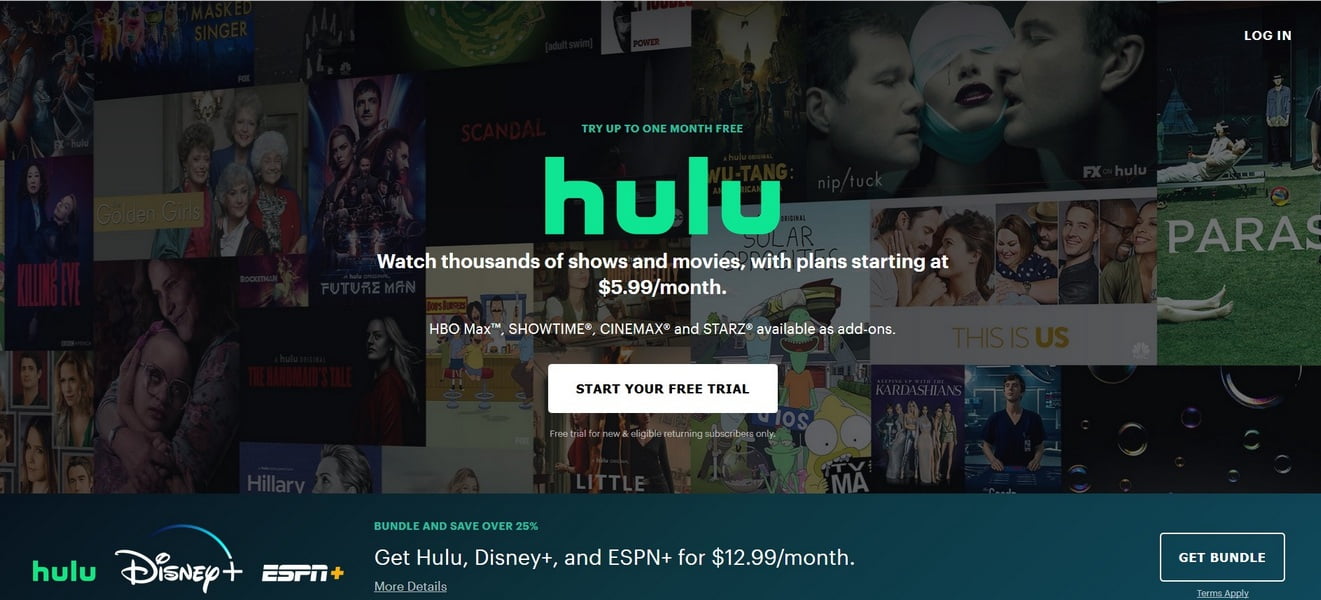 Lataa elokuvia helposti Hulu-palvelusta