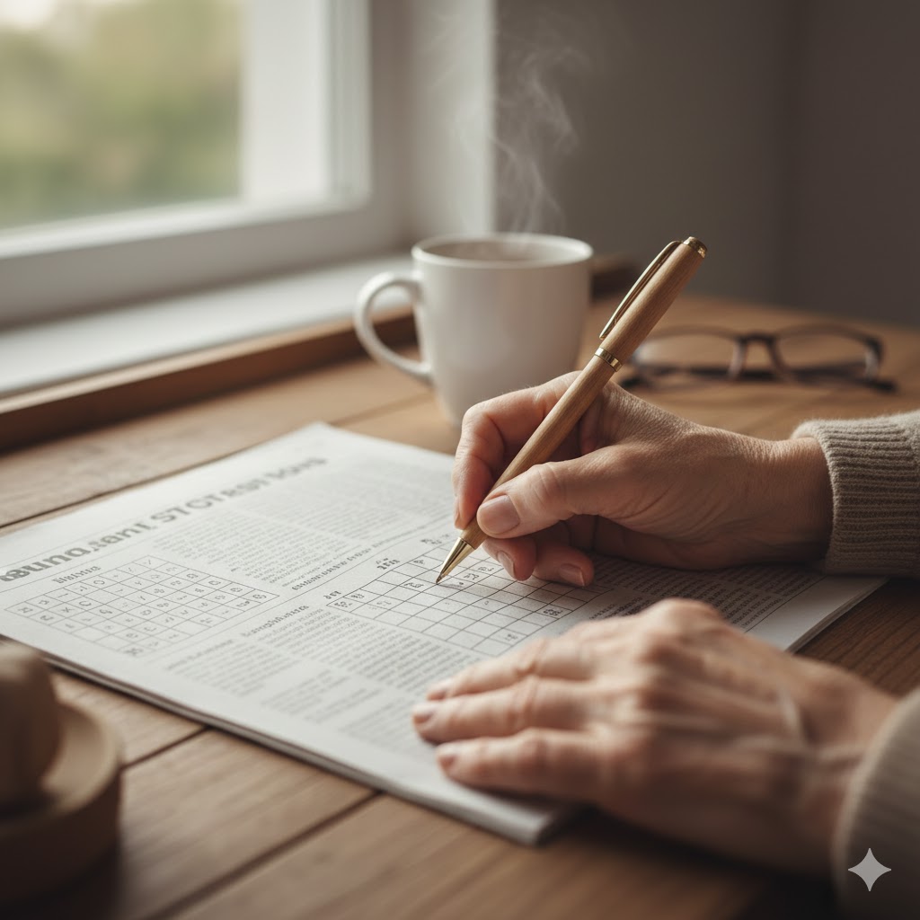 Aivojumppaa vanhuksille: muistipelit ja ristikot